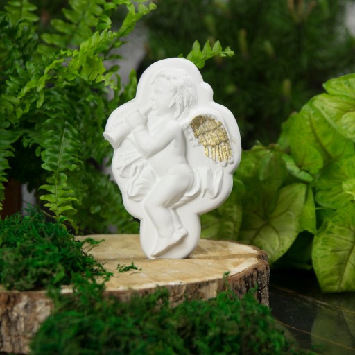 ФИГУРКА АНГЕЛА ПРИМЕЧАНИЯ, БЕЛАЯ, УКРАШЕНИЕ, ОРНАМЕНТ