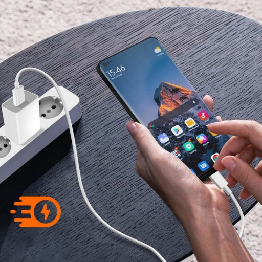 Оригинальное быстрое зарядное устройство Xiaomi + кабель USB-C
