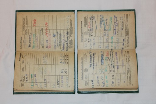 Wehrpass, Ausweis, Arbeitsbuch dokumenty DDR