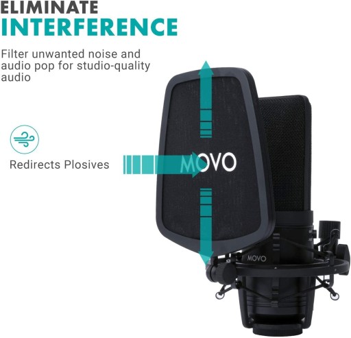 Студийный конденсаторный микрофон Movo VSM-7.