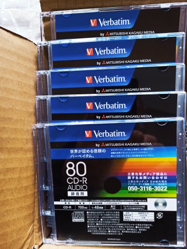 Verbatim Music CD-R Audio 1шт. Стационарные записи.