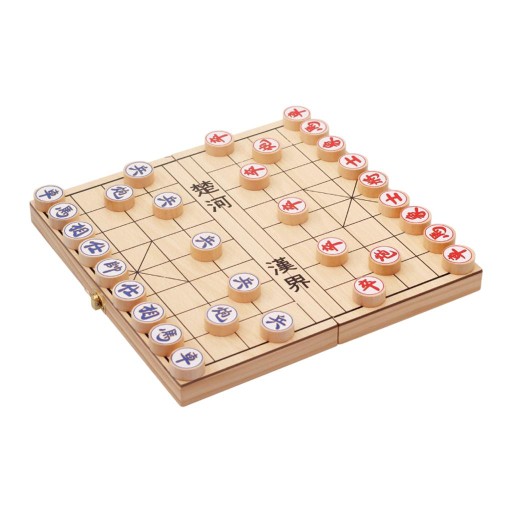 Складные деревянные китайские шахматы Xiangqi, настольные игры, настольные стратегии и большие