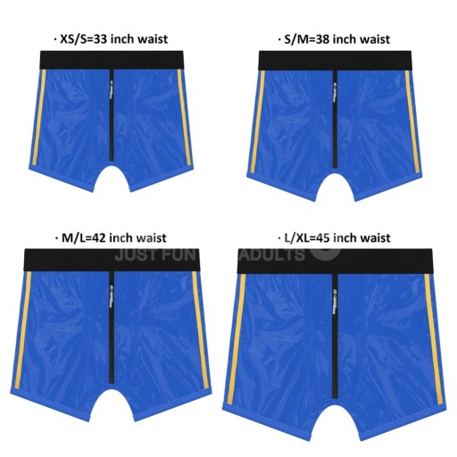 Bokserki Strap-on M/L - Chic Strap-On shorts (36 - 39 inch waist) Blue