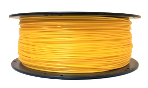 FILAMENT Plastspaw PLA 1,75 mm 1kg Crystal Żółty