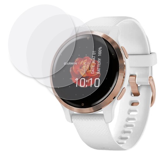 3 ЗАЩИТНЫХ ГИДРОГЕЛЕВЫХ ФОЛЬГИ ДЛЯ GARMIN VENU 2S + УСТАНОВОЧНЫЙ КОМПЛЕКТ