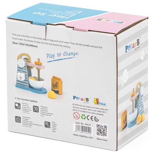 Деревянный миксер Viga Toys PolarB