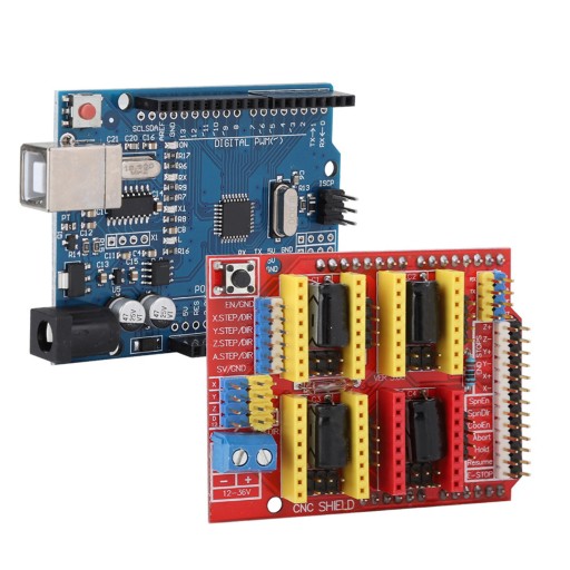 Комплект платы расширения гравировального станка CNC Shield V3 Stepstick DRV8825