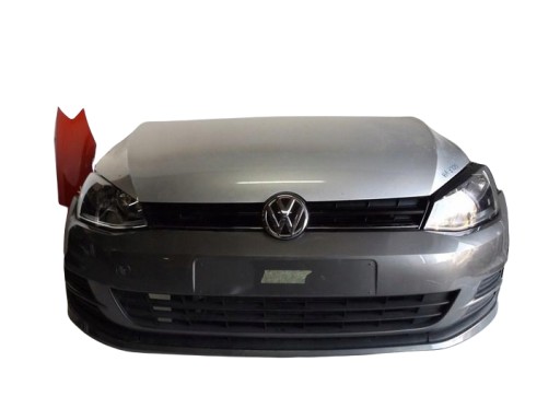 VW GOLF VII 7 KOMPLETNY PRZÓD MASKA ZDERZAK LAMPA