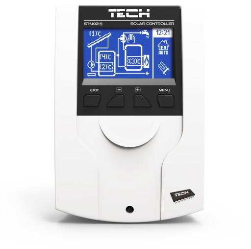 СОЛНЕЧНЫЙ КОНТРОЛЛЕР, КОЛЛЕКТОР-РЕГУЛЯТОР TECH ST-402