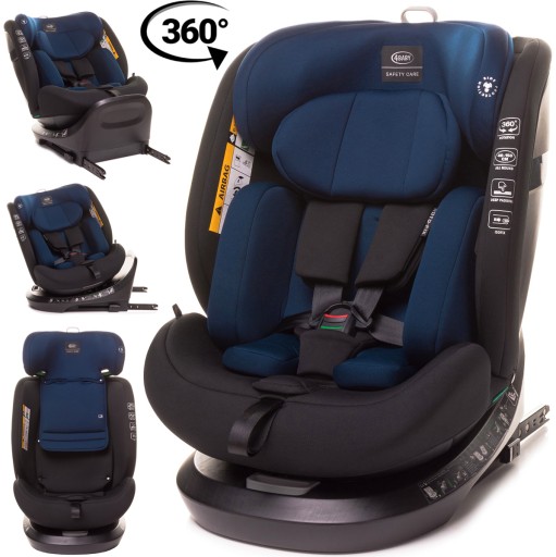 ПОВОРОТНОЕ АВТОКРЕСЛО ISOFIX 4BABY ROTOFIX 0–36 КГ I-SIZE 40–150 СМ