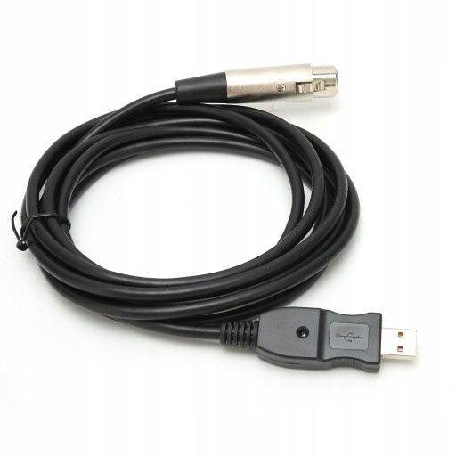 Кабель-адаптер USB «папа» — «мама» XLR, 3 метра