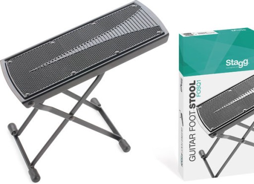 podnóżek gitarowy stabilny Stagg FOS Q1 BK