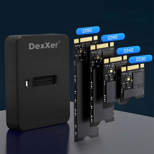 Док-станция для твердотельного накопителя M.2 SATA/PCIe NGFF/NVMe USB Type C 3.1, 10 ГБ/с