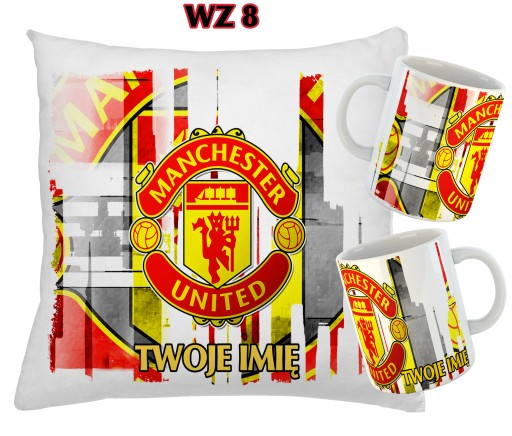 KUBEK + PODUSZKA dla kibica MANCHESTER UNITED F.C