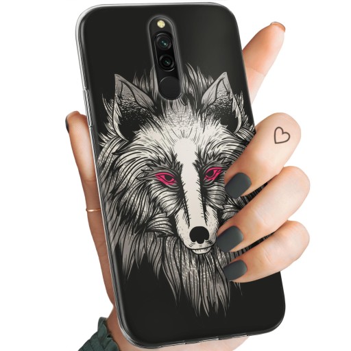 ЧЕХОЛ ДЛЯ XIAOMI REDMI 8 DESIGNS WOLF WEREWOLF WOLF WOLF КРЫШКА КОРПУСА