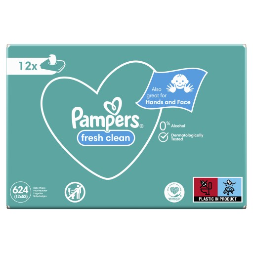 Салфетки Pampers Fresh Clean 12 x 52 = 624 шт.