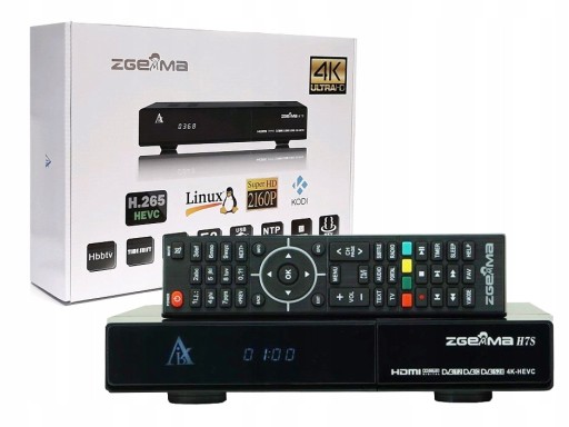 ZGEMMA H7S 4K ТЮНЕР 2xS2X+1xT/C ENIGMA LINUX OSCAM