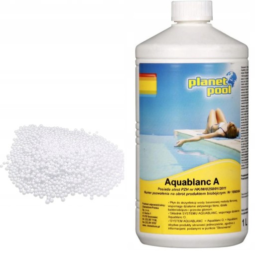 Aquablanc A для обеззараживания воды активным кислородом 1л.