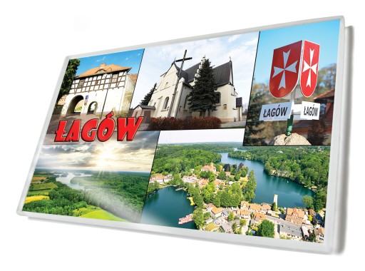 Magnesy na lodówkę miasta - ŁAGÓW