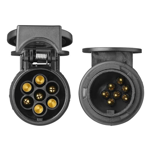 PRZEJŚCIE PRZYCZEPY 13/7 PIN ADAPTER REDUKTOR PRZEJŚCIÓWKA 13 na 7 HQ