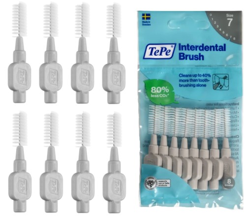 Щетки межзубные Tepe Original 1,3мм 8шт. Серый ISO 7