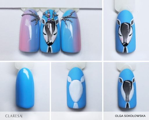 CLARESA BLUE HYBRID POLISH BLUE 701 5мл