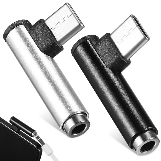 АДАПТЕР USB C ДЛЯ УГЛОВЫХ АУДИО НАУШНИКОВ