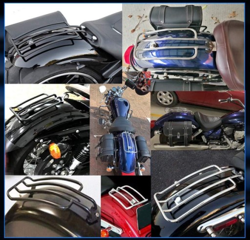 Багажник Harley XL Sportster 2004–2018 18 см Solo Silver