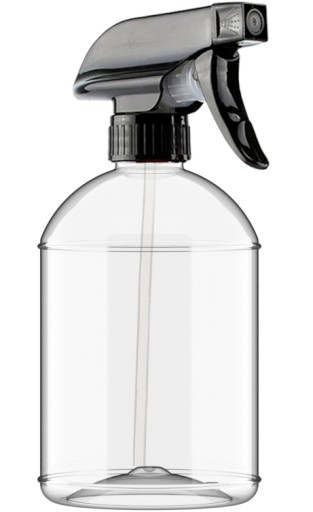ODPORNA BUTELKA PET NA CHEMIĘ Z ATOMIZEREM 500 ml