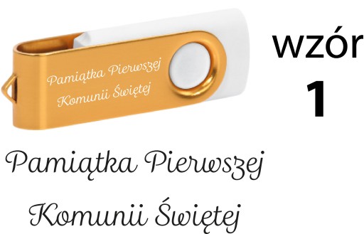 Флешка твистер 128Гб usb2.0 сувенир ко Первому Причастию - 10 шт.