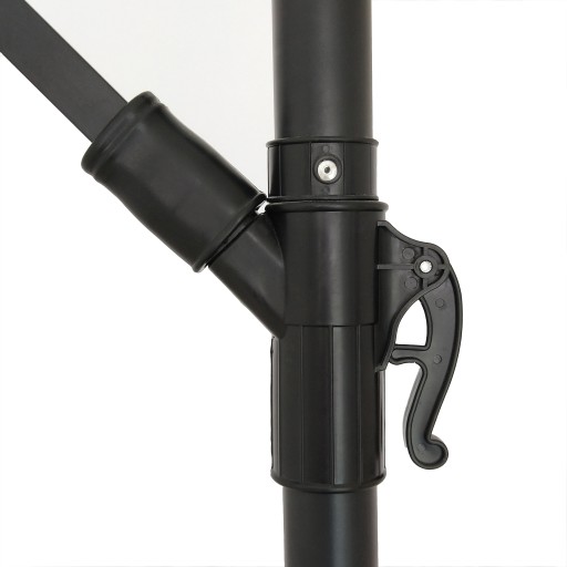 Aga Parasol ogrodowy Cantilever 300 cm Ciemnozielony