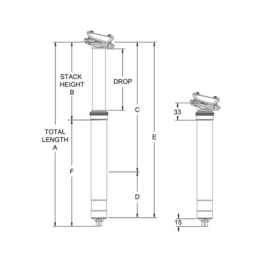 Подседельный штырь OneUp Components V2 Dropper 27,2 x 90 мм