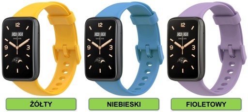 PASEK SILIKONOWY OPASKA BRANSOLETA DO XIAOMI MI BAND 7 PRO | WYBÓR KOLORÓW