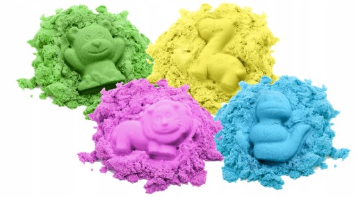 BibiMoon Kinetic Sand 4кг Piaskolina Формы для бассейна большой НАБОР