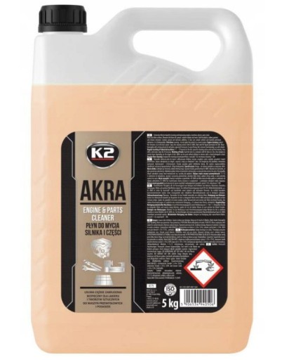 K2 AKRA 5L МОЮЩАЯ ЖИДКОСТЬ ДЛЯ ДВИГАТЕЛЕЙ 5 Л.