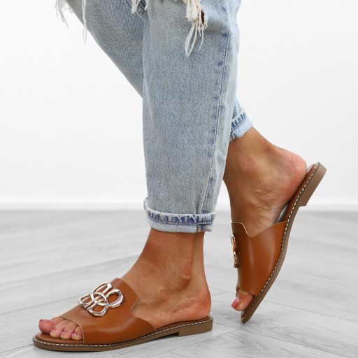 Тапочки женские Camel, удобные, пряжка 2J6-P6855, размер 38