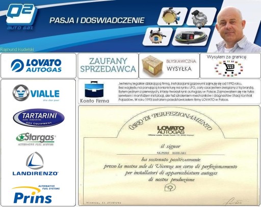 Шаровой кран для газового баллона 11 кг - шланг Faro 8 мм.