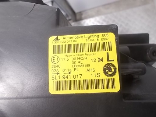 SKODA YETI 5L1 09-12 ОРИГИНАЛ ЕВРОПА НИЦЦА
