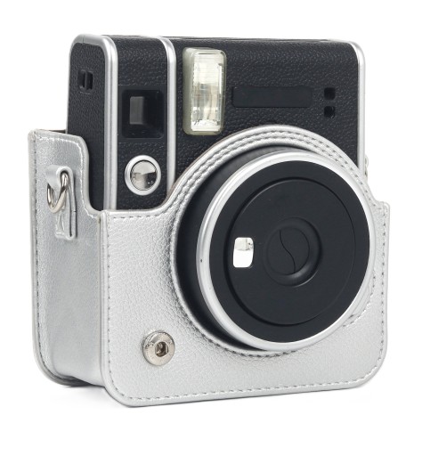 Чехол Чехол Чехол для FujiFilm Fuji INSTAX Mini 40 Silver
