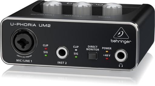 АУДИОИНТЕРФЕЙС USB BEHRINGER UM2 U-PHORIA