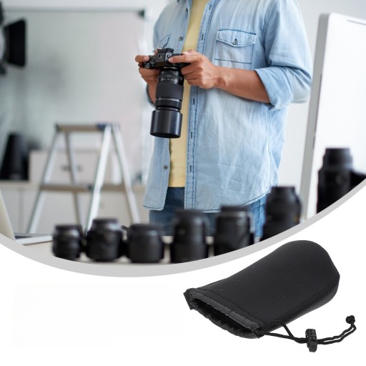 2шт. Неопреновый чехол для объектива DSLR, размер контейнера для объектива