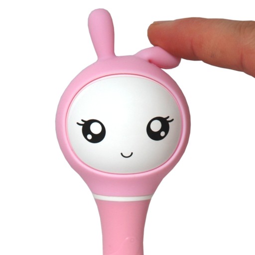 ALILO КРОЛИК SMARTY BUNNY ИНТЕРАКТИВНАЯ ИГРУШКА С МУЗЫКОЙ И ПОГРЕМЫШКОЙ, РОЗОВЫЙ