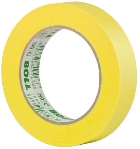 BOLL TAŚMA PAPIEROWA LAKIERNICZA DO 80°C 25mm 50m