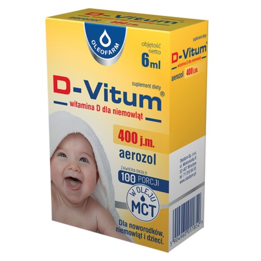 D-VITUM Витамин D для детей аэрозоль - 6 мл