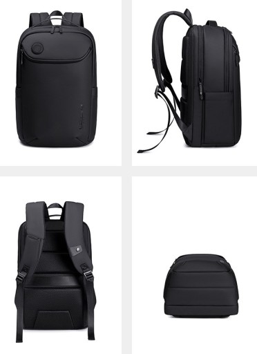 Рюкзак Arctic Hunter B00555 для ноутбука 17,3 см с USB, два отделения, серый