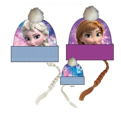 Elza Frozen 2 Зимняя шапка Анны с тесьмой