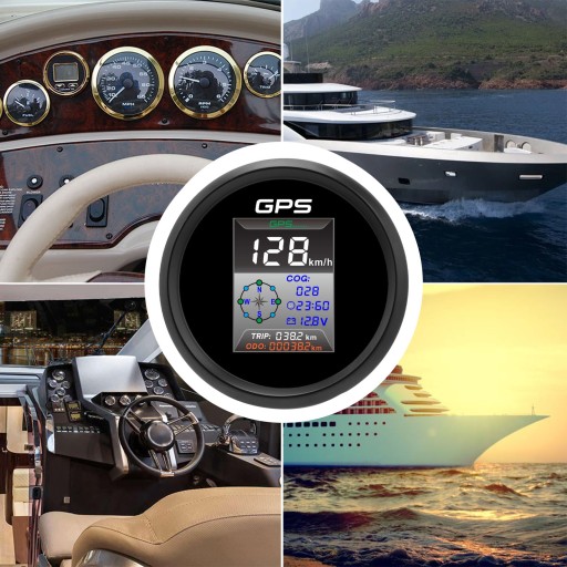 85-мм цифровой GPS-спидометр с узлами MPH KMH со светодиодной подсветкой I4
