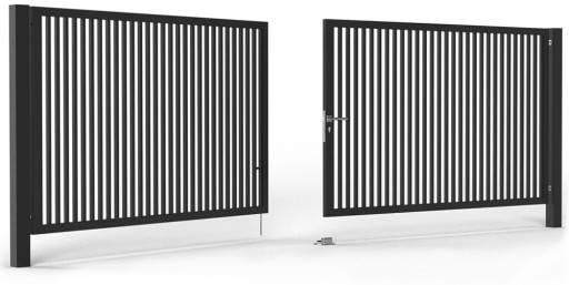 Brama Wjazdowa Przesuwna SKYROCKET BR.23.1.2 RAL 7016 140x400 cm