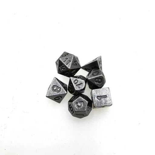 JAK UKRAŚĆ KSIĘŻYC MALUTKI ZESTAW 7 METALOWYCH KOŚCI RPG