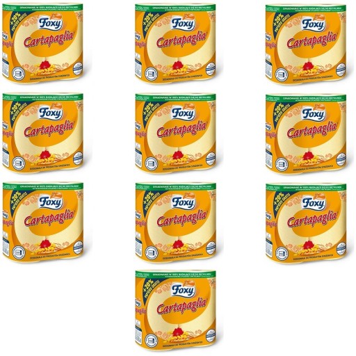 RĘCZNIK PAPIEROWY KUCHENNY FOXY CARTAPAGLIA do produktów smażonych 20 rolek